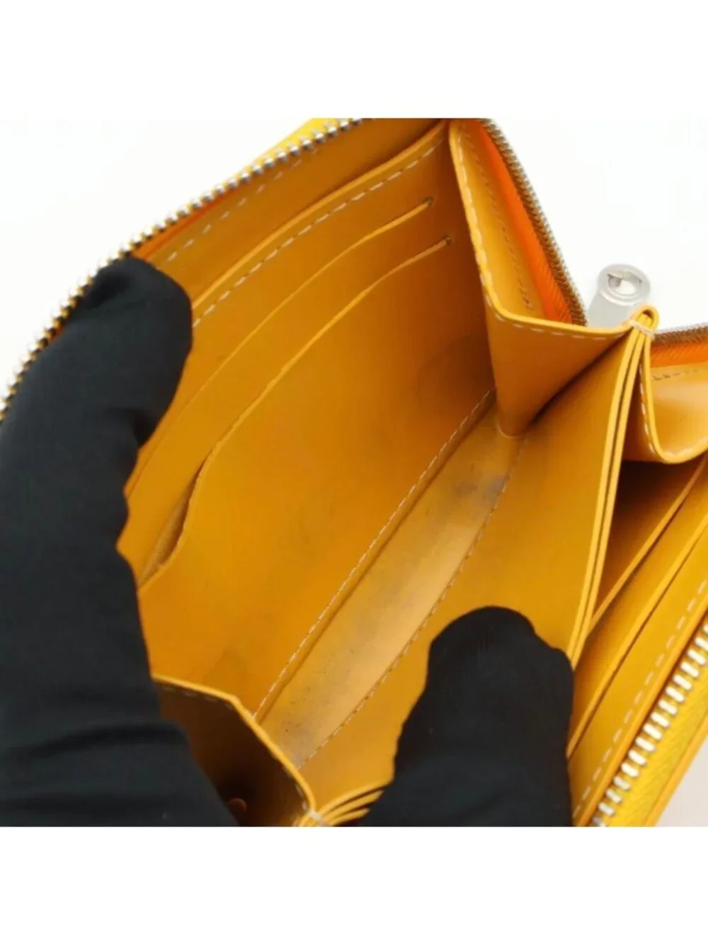 Goyard Matignon PM Compact Wallet Yellow